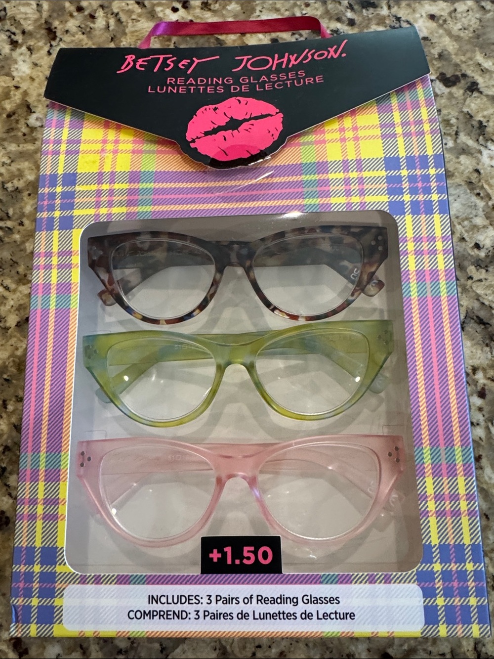 Betsy Johnson Reading Glasses +1.5 NWT
